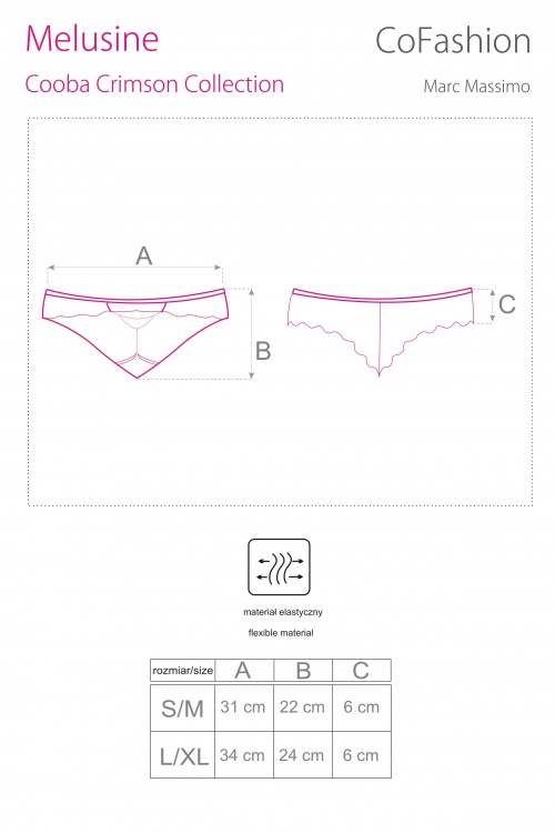 Melusine CF 90390 Cooba Crimson Collection CoFashion