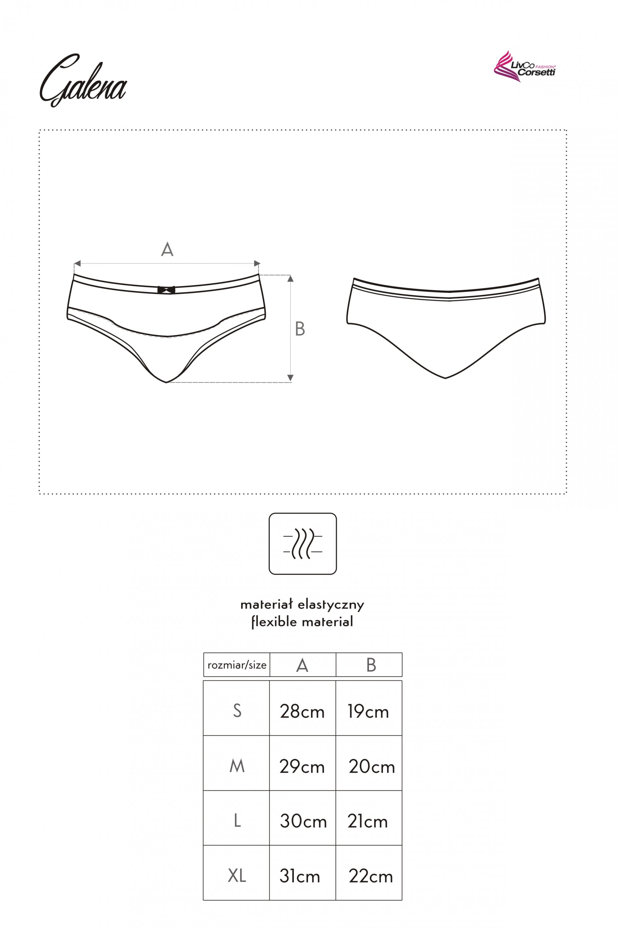 Galena LC 6056 S M L XL LivCo Corsetti Fashion