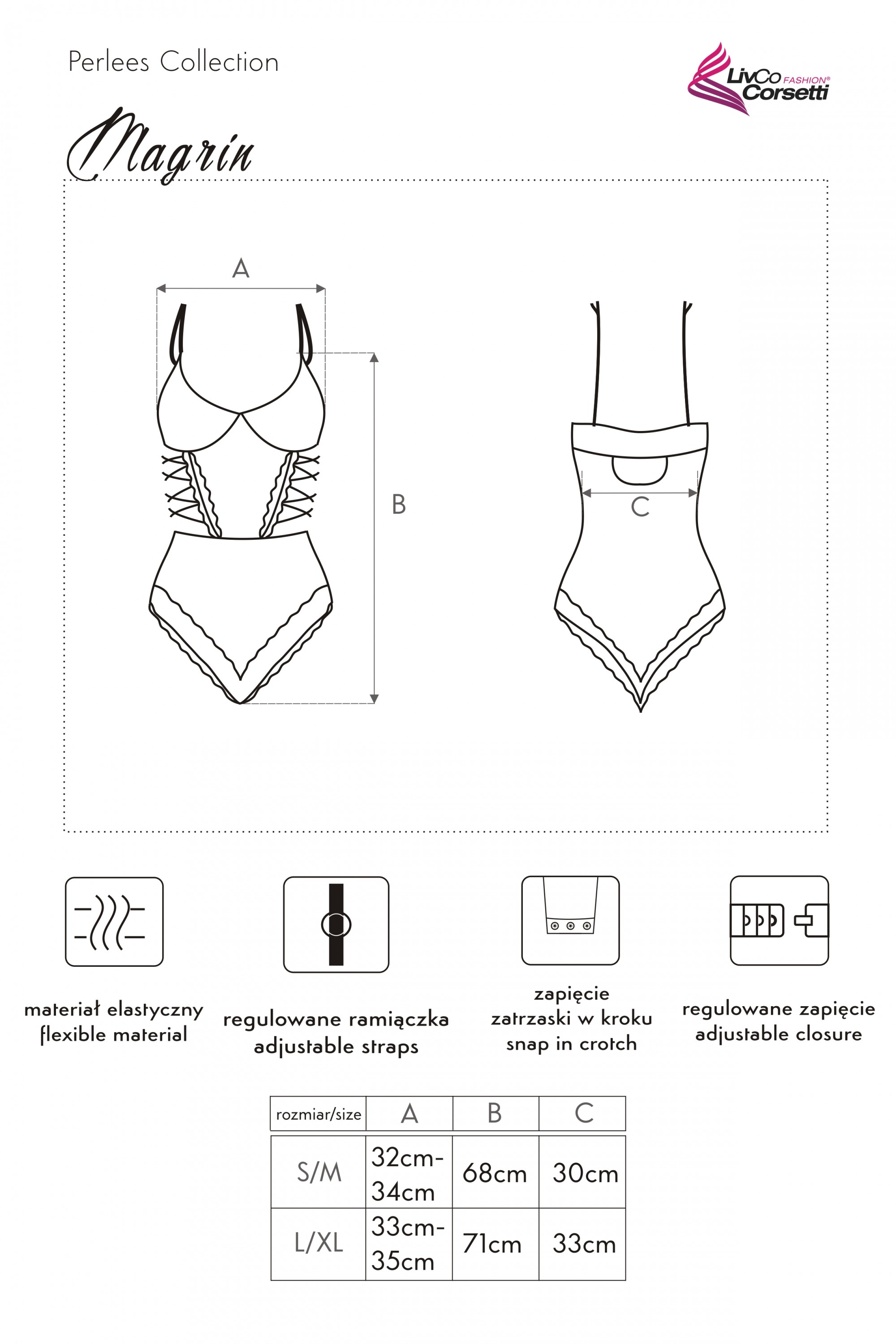Magrin LC 90591 Perlees Collection LivCo Corsetti Fashion