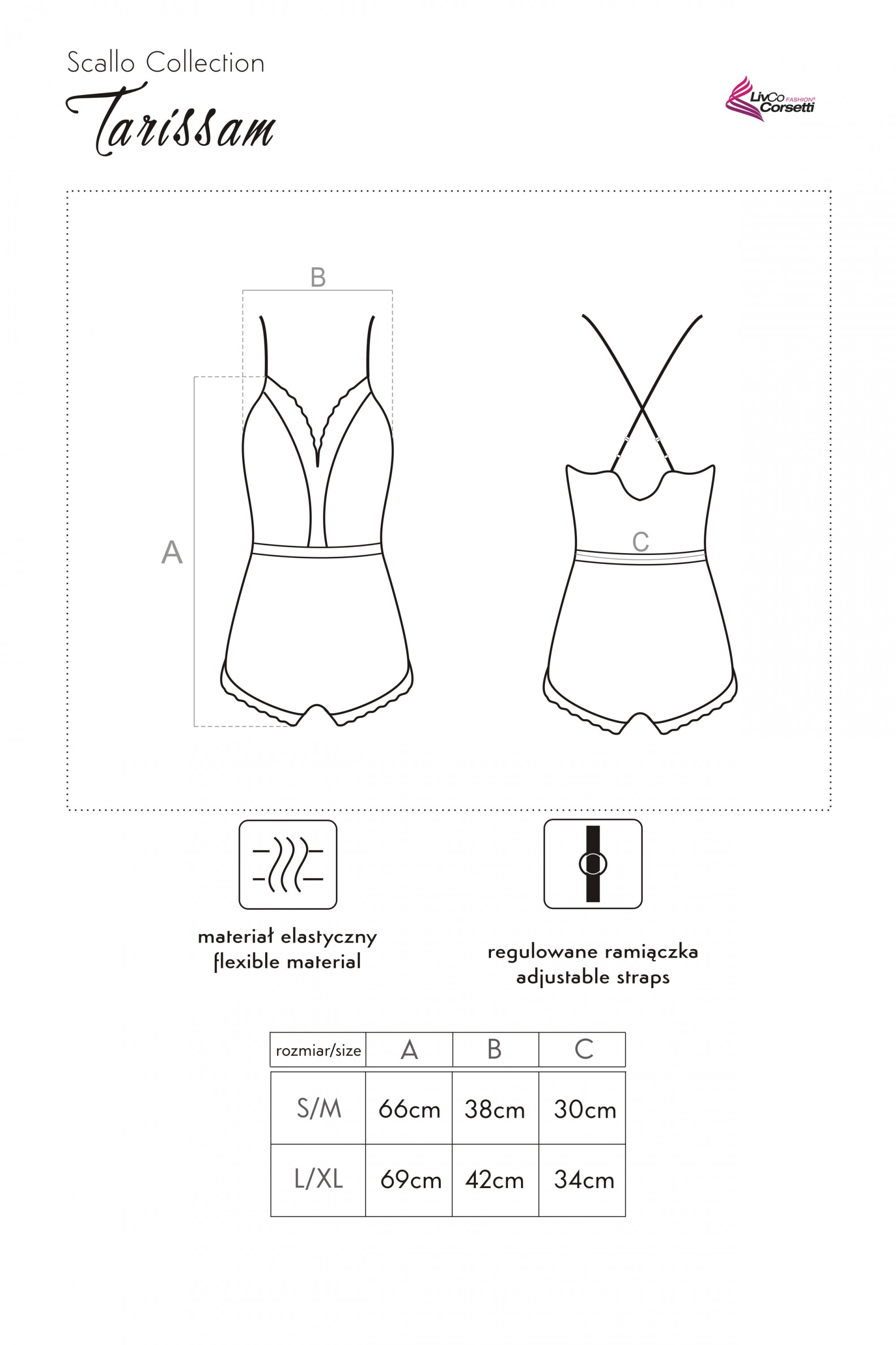Tarissam Pink LC 90565 Scallo Collection LivCo Corsetti Fashion