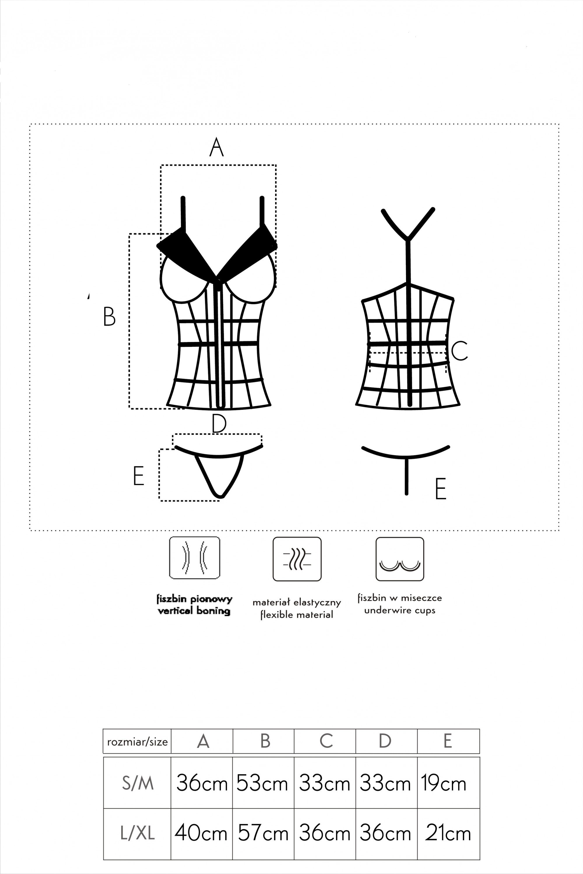 Laura Beige/Beżowy zmysłowy gorset LivCo Corsetti Fashion LivCo Corsetti Fashion