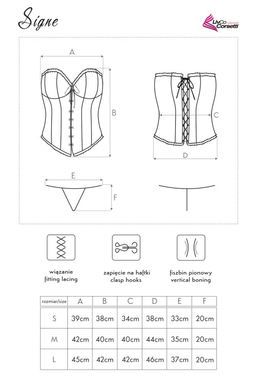 Signe LC 16040 S M L LivCo Corsetti Fashion