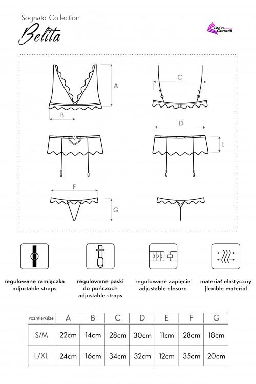 Belita LC 90231 Sognato Collection LivCo Corsetti Fashion