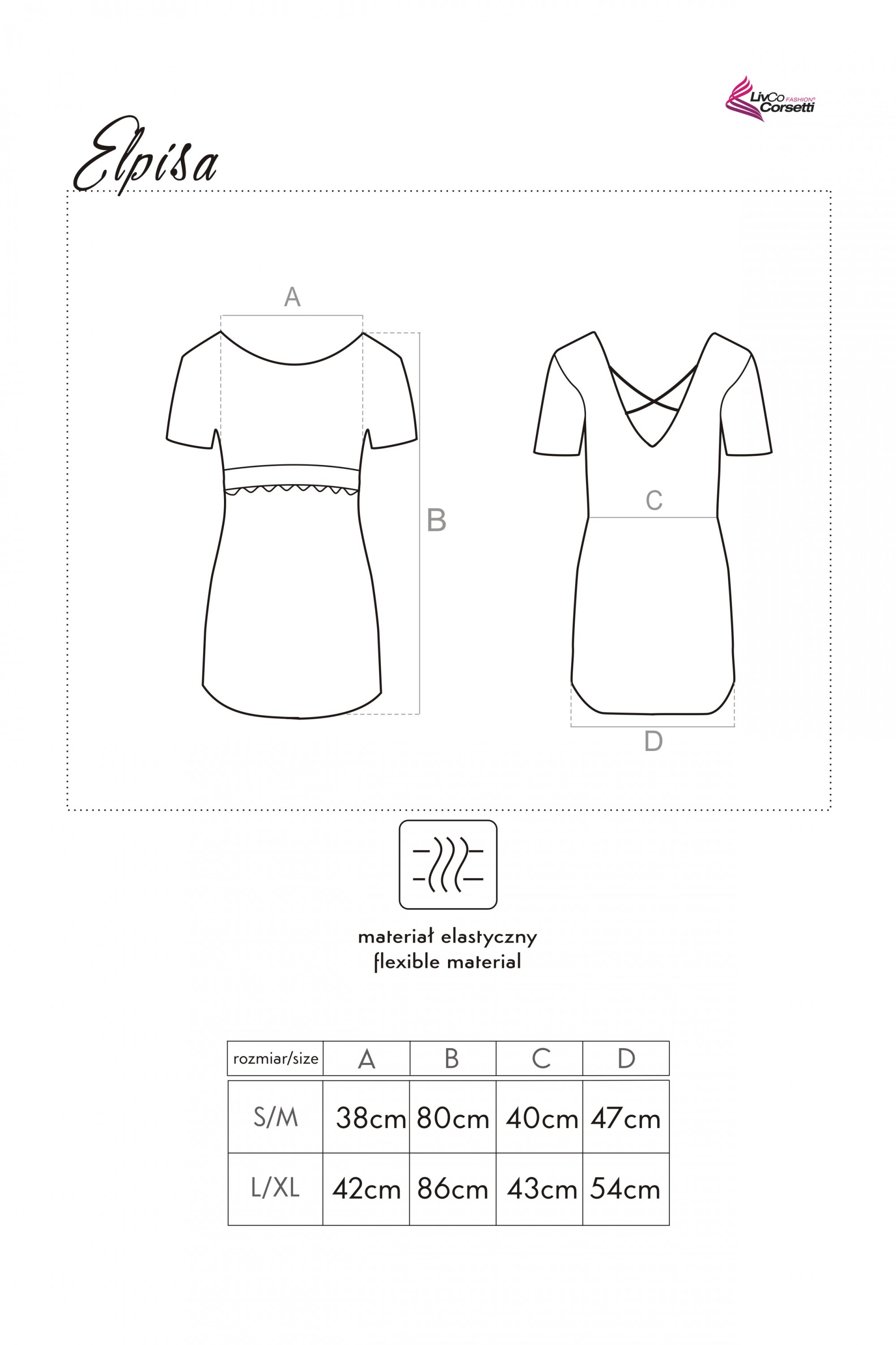 Elpisa LC 90497 LivCo Corsetti Fashion