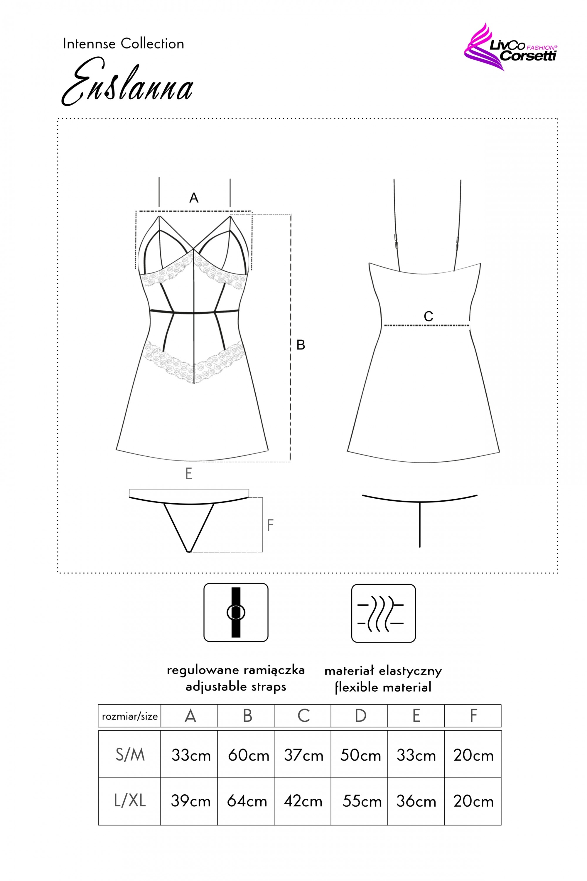 Enslanna Intennse Collection LivCo Corsetti Fashion
