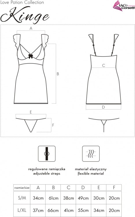 Kinge LC 99187 Love Potion Collection LivCo Corsetti Fashion