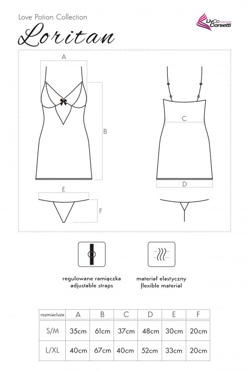 Loritan LC 99185 Love Potion Collcetion LivCo Corsetti Fashion