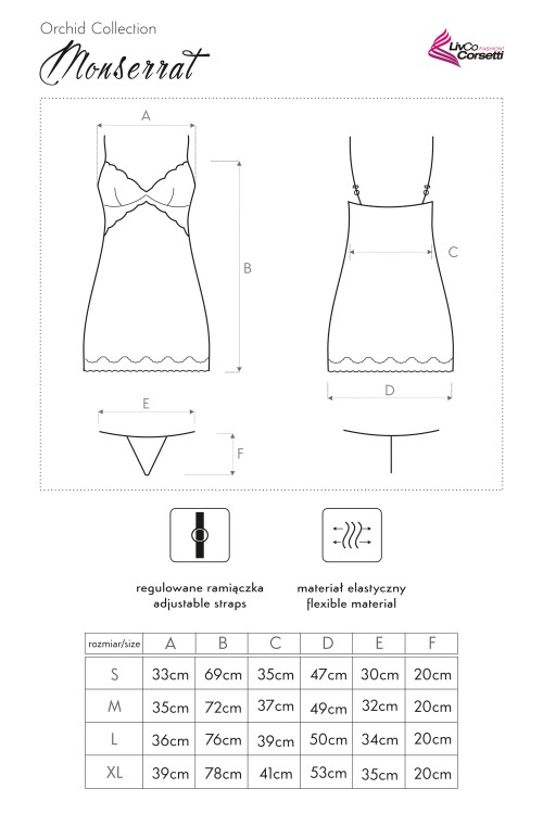 Monserrat LC 90267 Orchid Collection S M L XL LivCo Corsetti Fashion