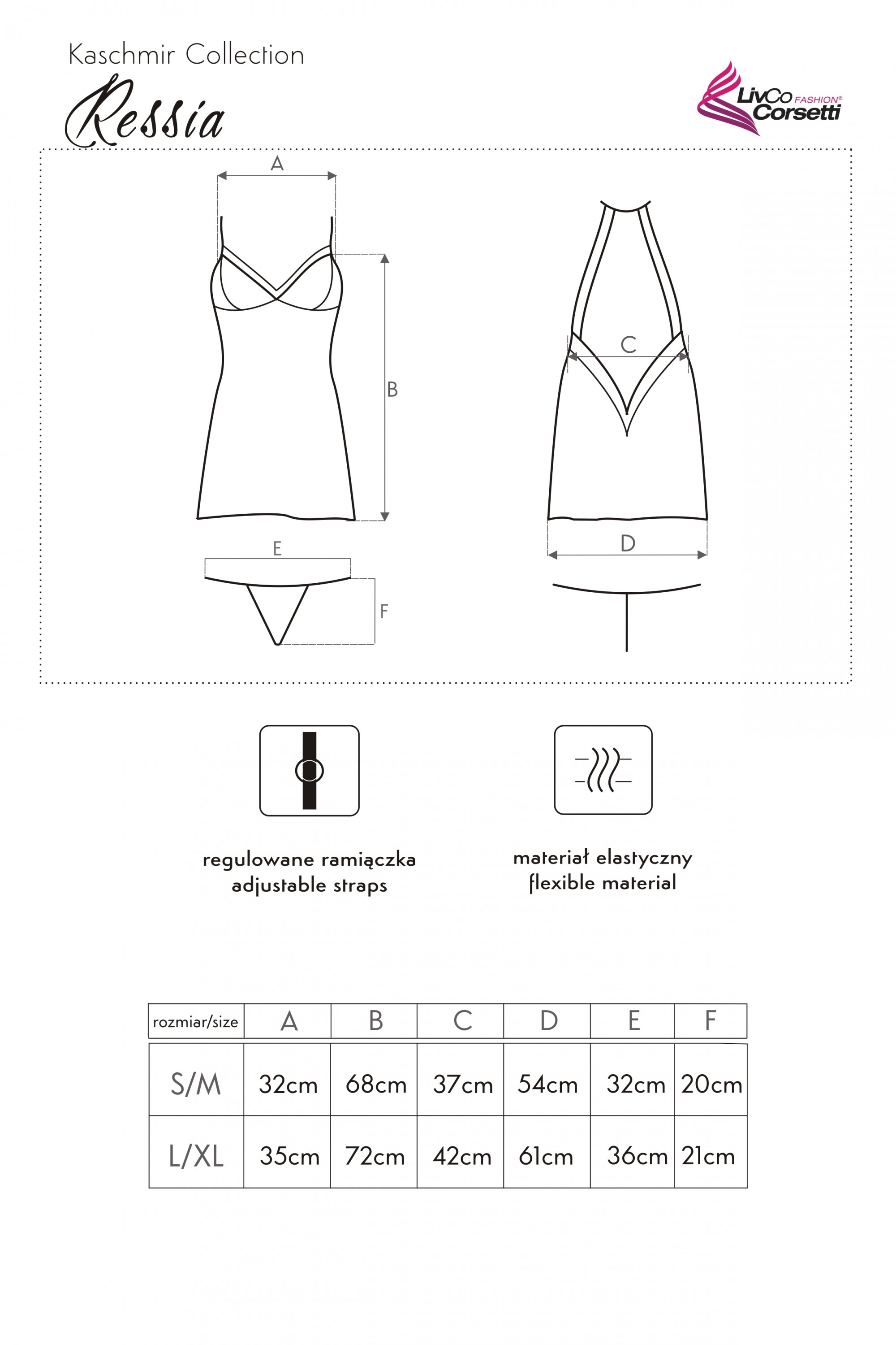 Ressia LC 90593 Kaschmir Collection LivCo Corsetti Fashion