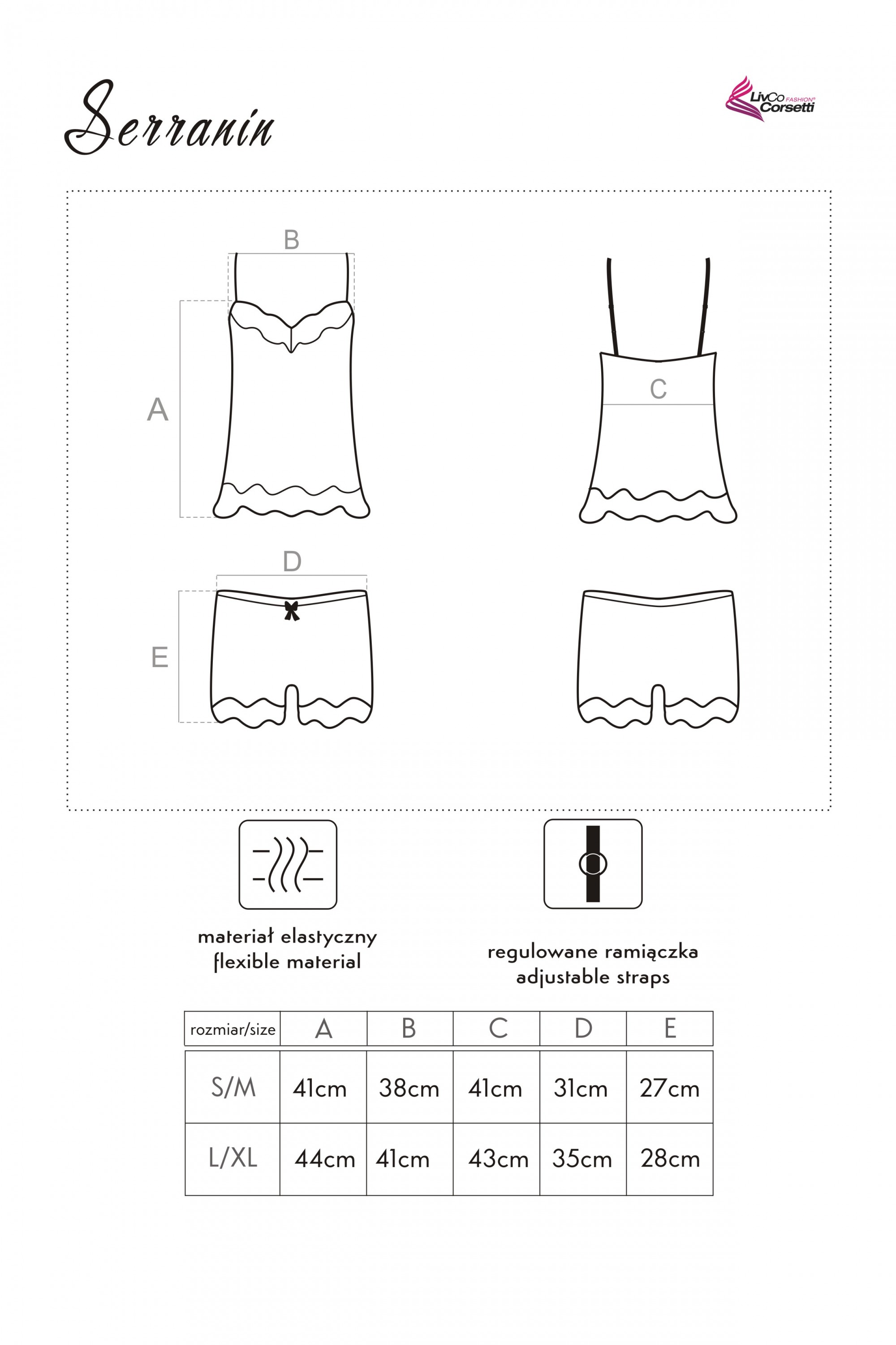 Serranin LC 90556 LivCo Corsetti Fashion