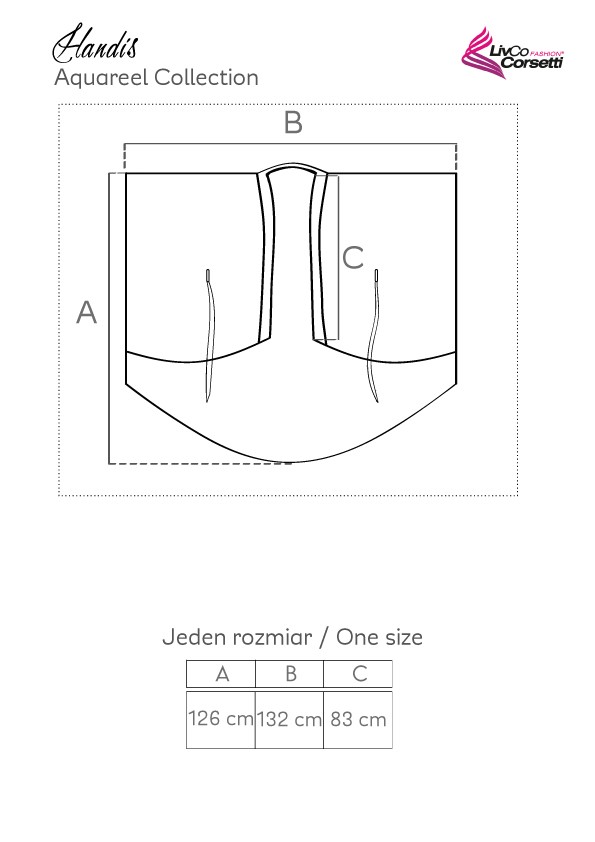 Handis Aquareel Collection ONE SIZE LivCo Corsetti Fashion