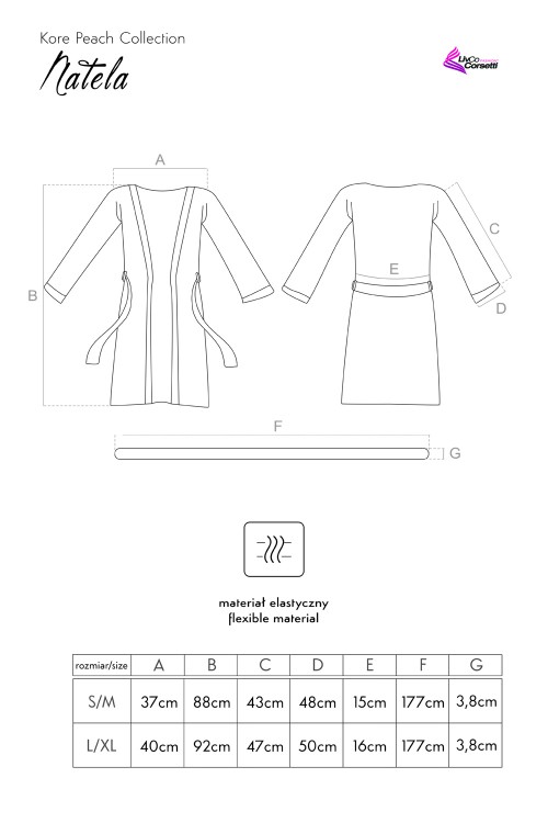 Natela LC 90381-1 Kore Peach Collection LivCo Corsetti Fashion