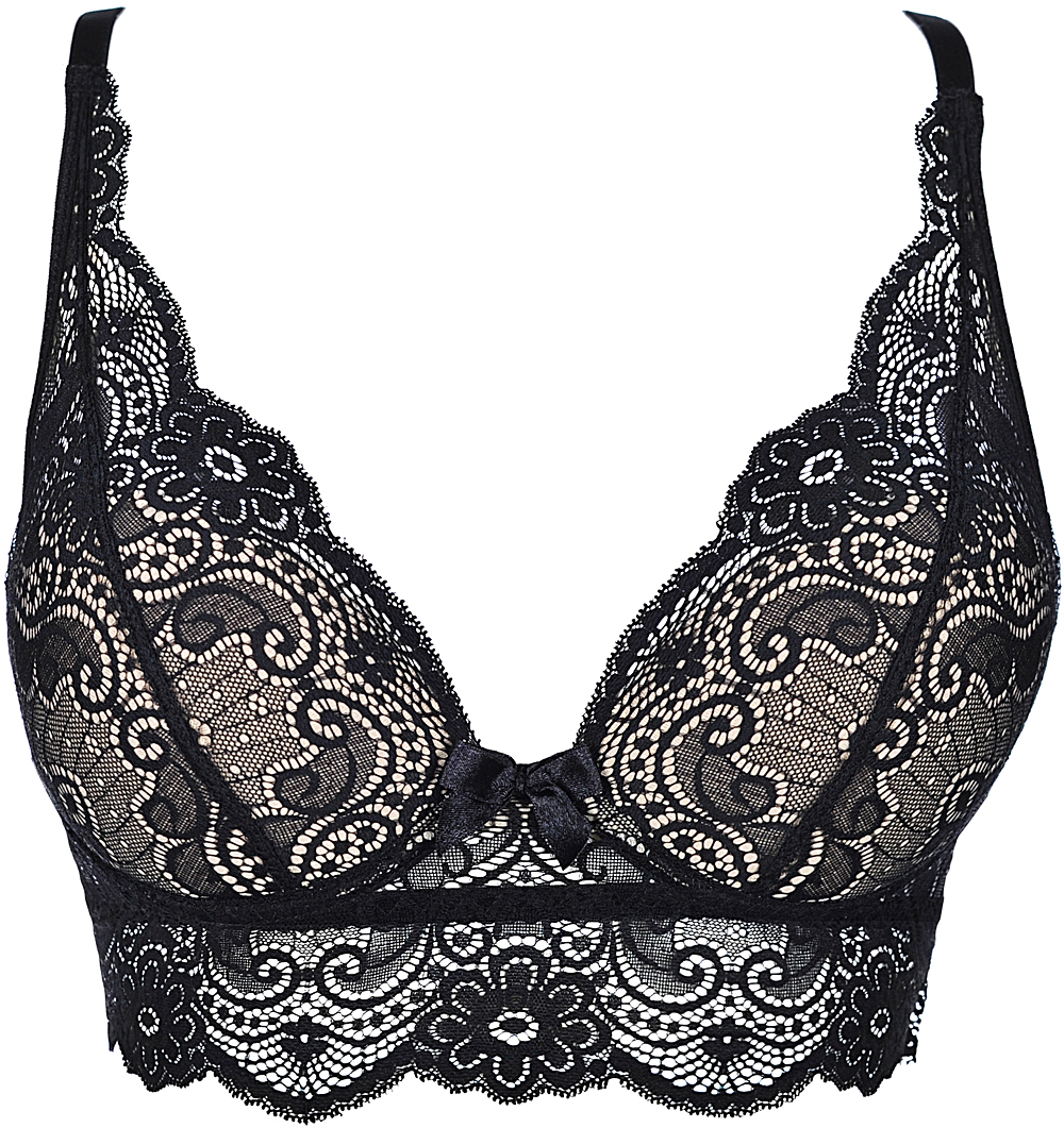 Biustonosz V-9071 beżowo-czarny