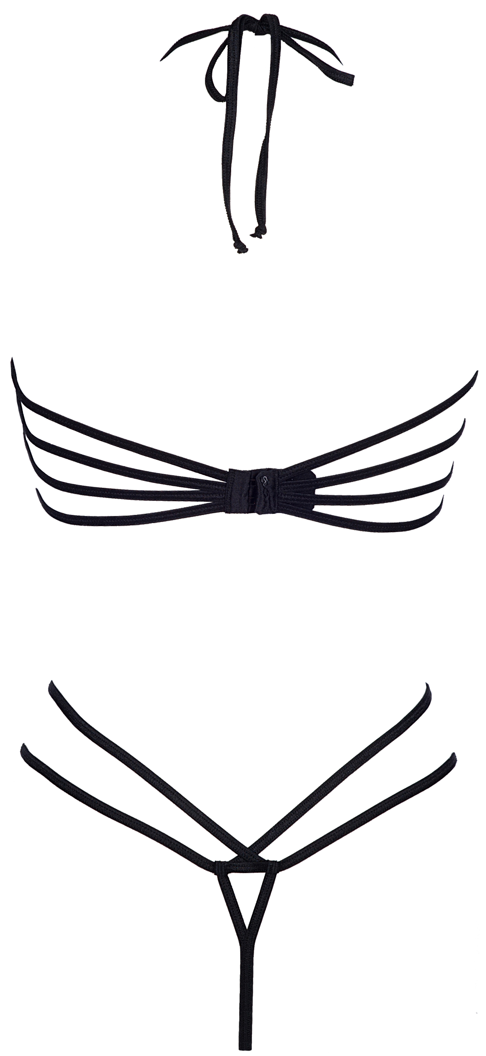 Body V-8870 L M S XL beżowo-czarny