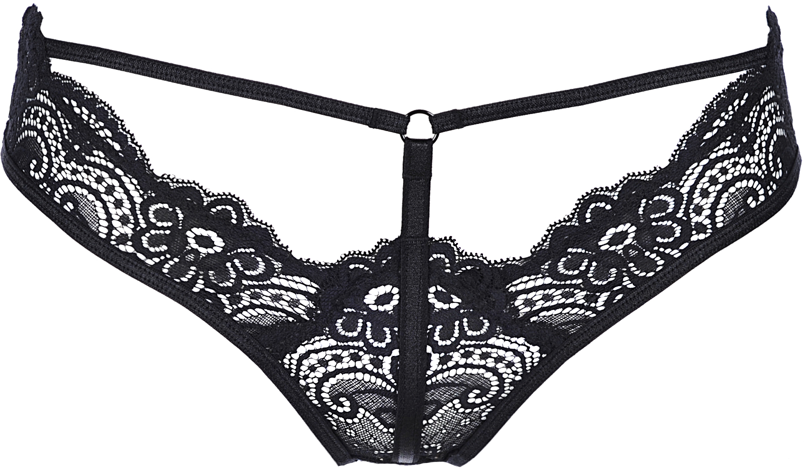 Figi V-9073 L M S XL beżowo-czarny