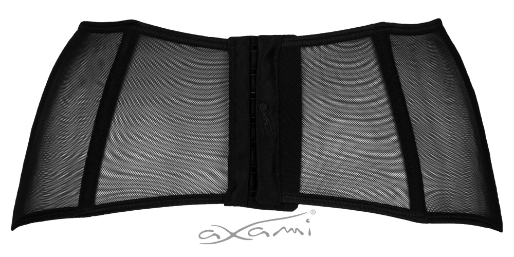 Pas do pończoch V-6242 Pain au chocolat L M S XL beżowo-czarny