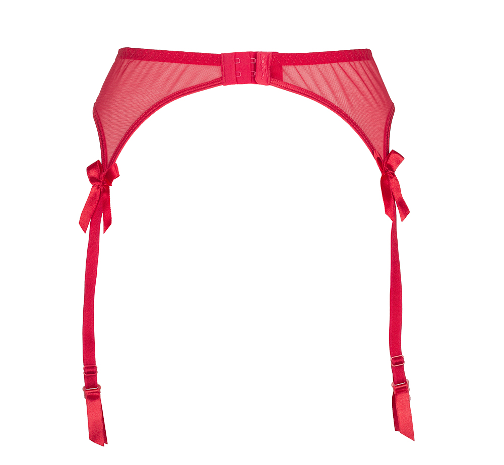 Pas do pończoch V-6482 Rouge L M S XL czerwony