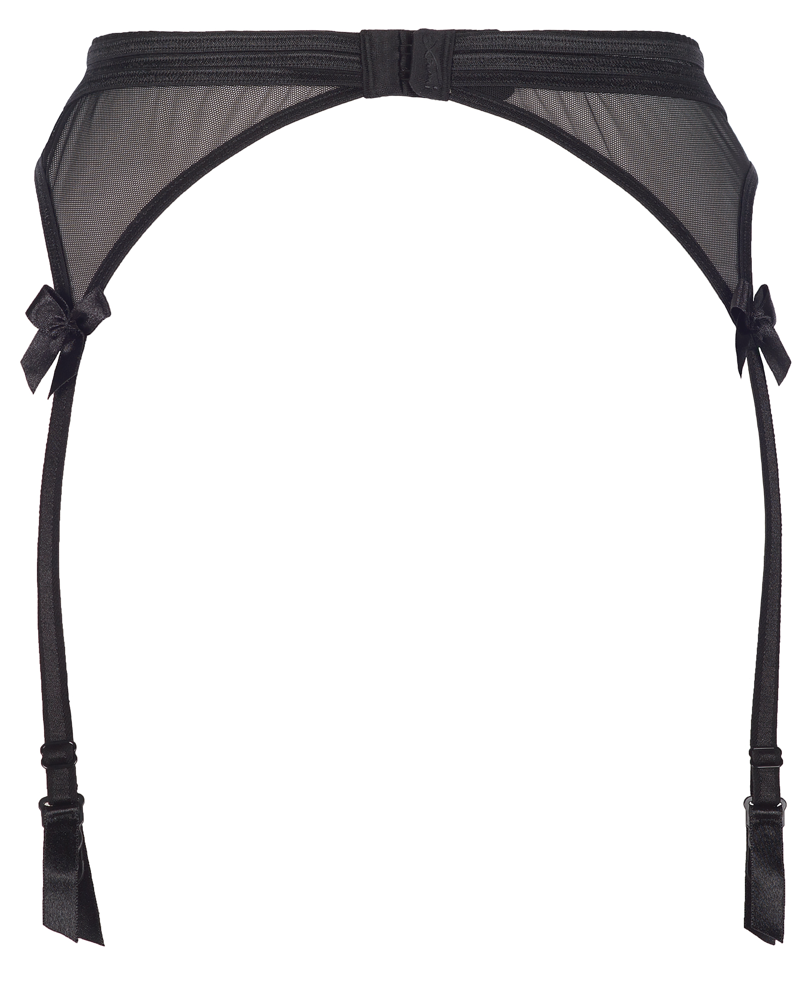 Pas do pończoch V-7862 Chocolate bar L M S XL czarny