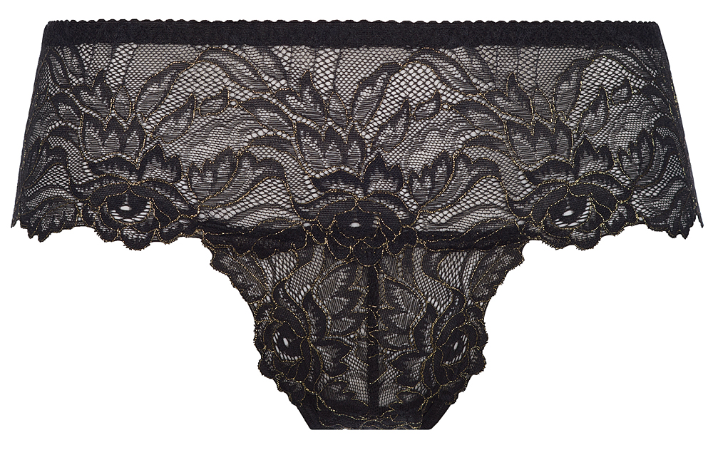 String Brasiliana V-8265 L M S XL czarno-złoty