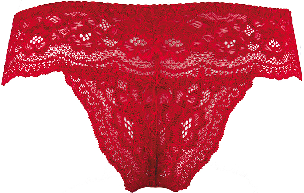 String Brasiliana V-9535 L M S XL czerwony