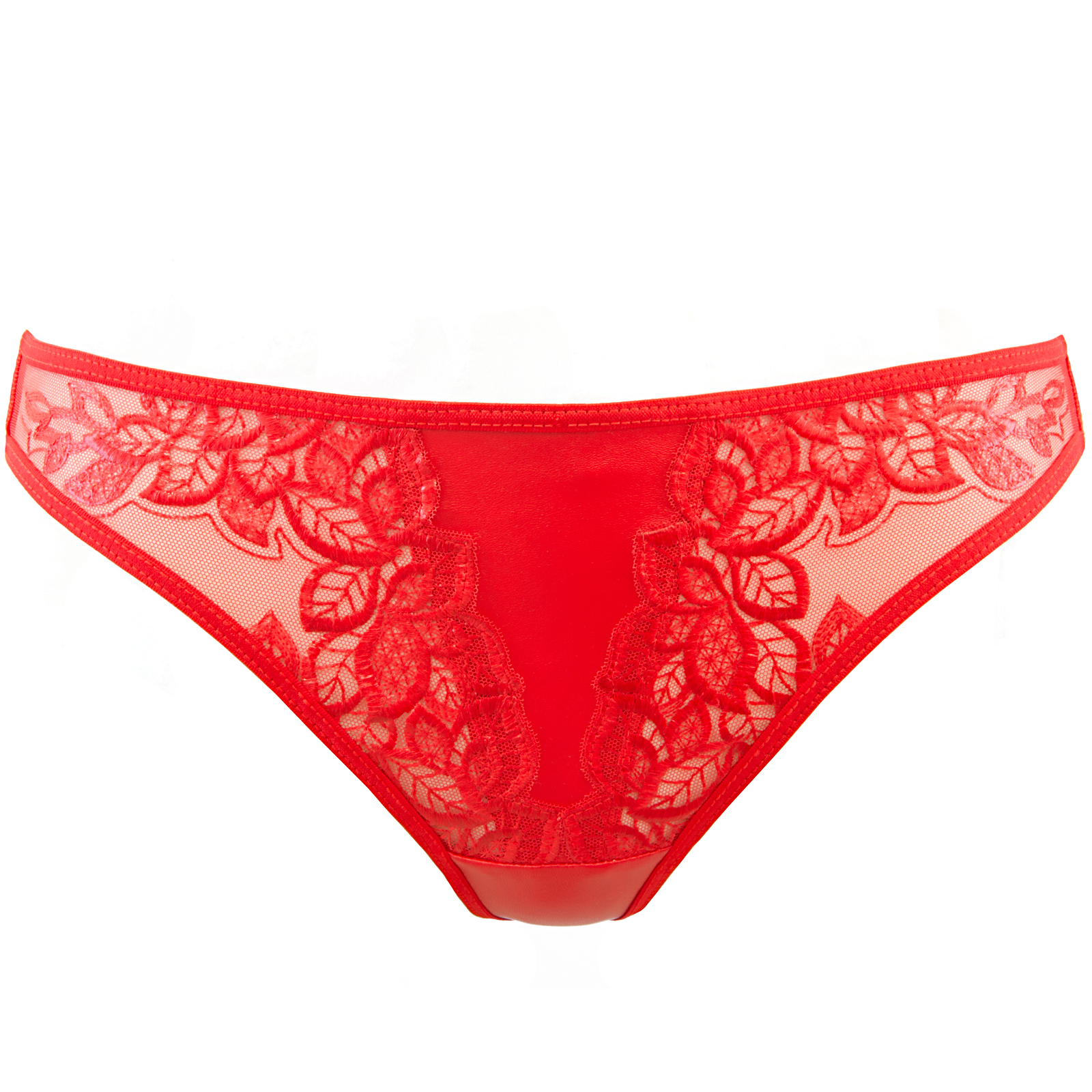 String V-10078 L M S XL XS czerwony