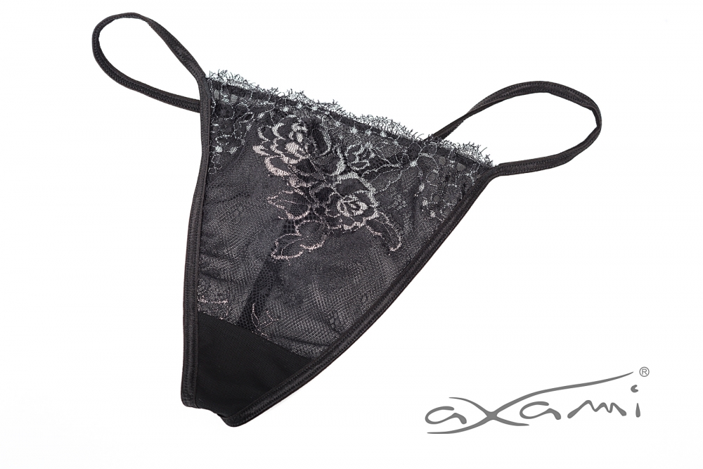 String V-6238 Rhone czarno-srebrny