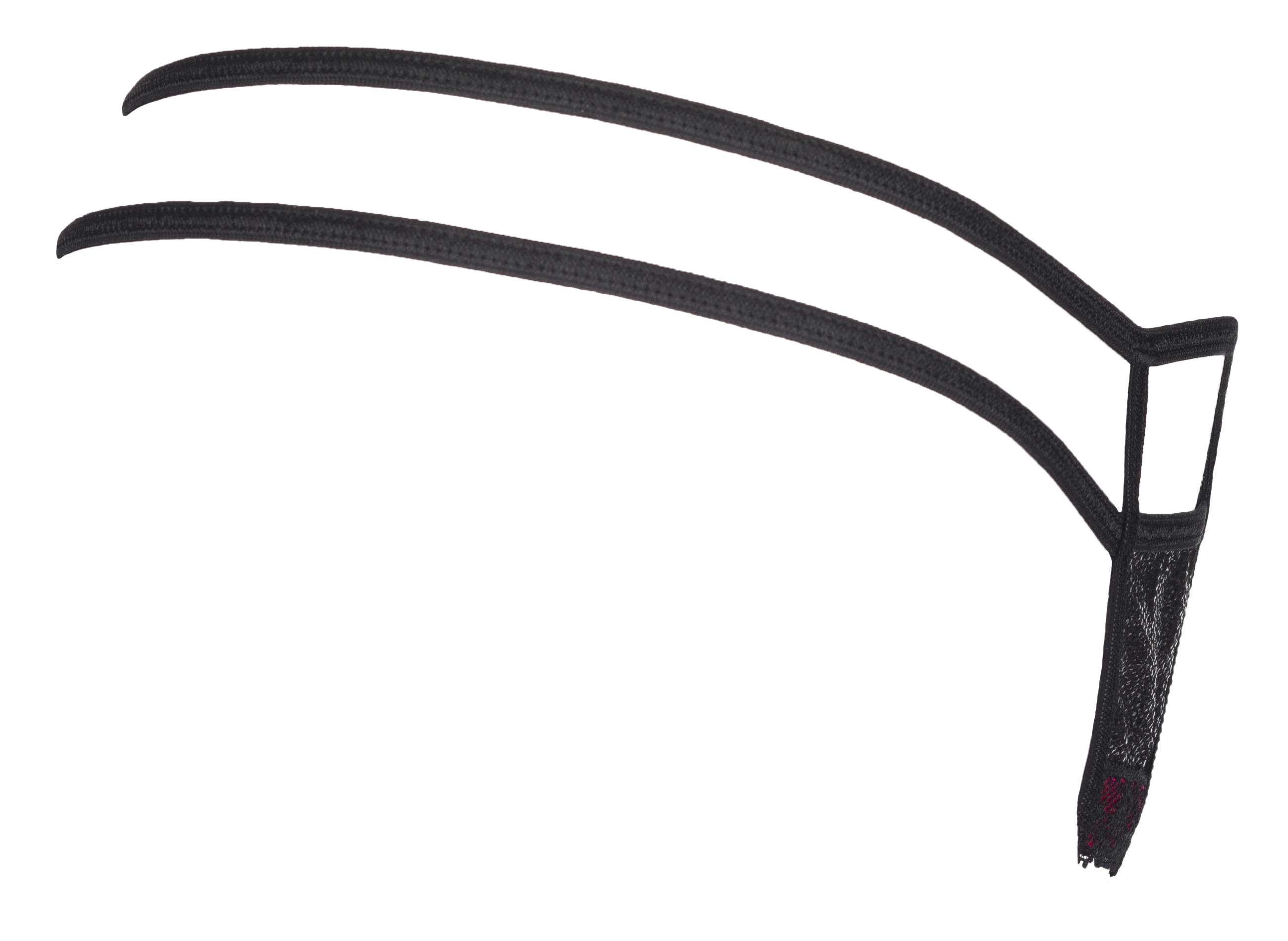 String V-6558 Cassis L M S XL czarno-różowy