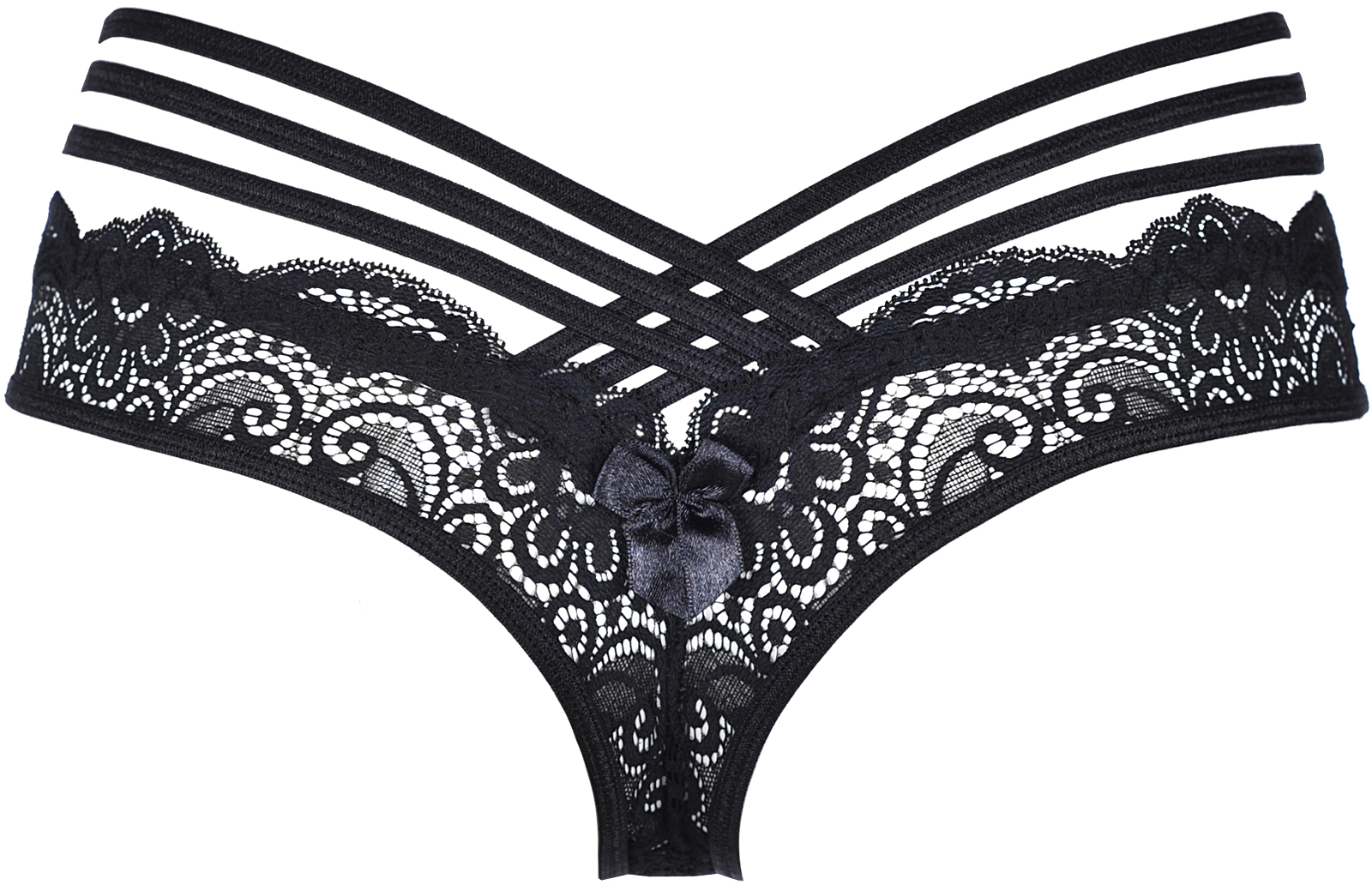 String V-9018 L M S XL czarny