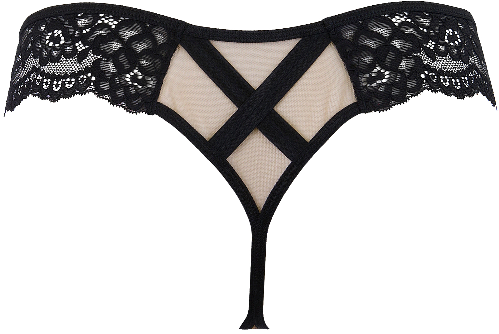 String V-9638 L M S XL czarny