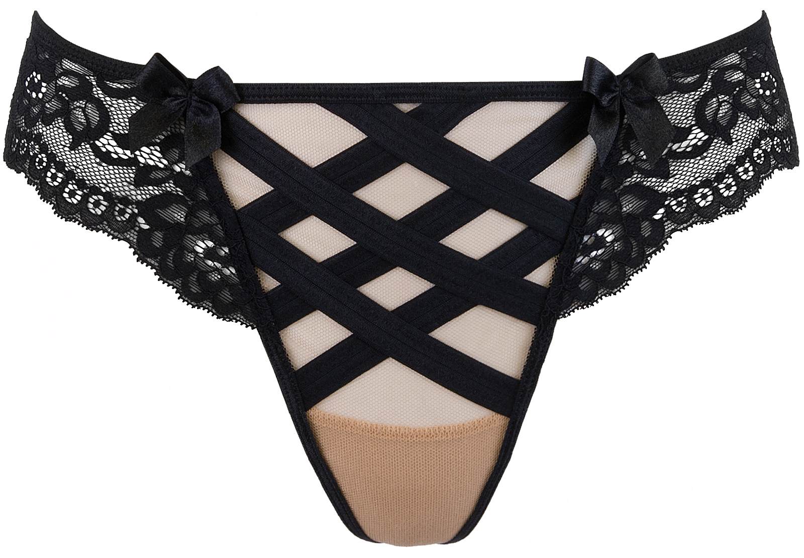 String V-9638 L M S XL czarny