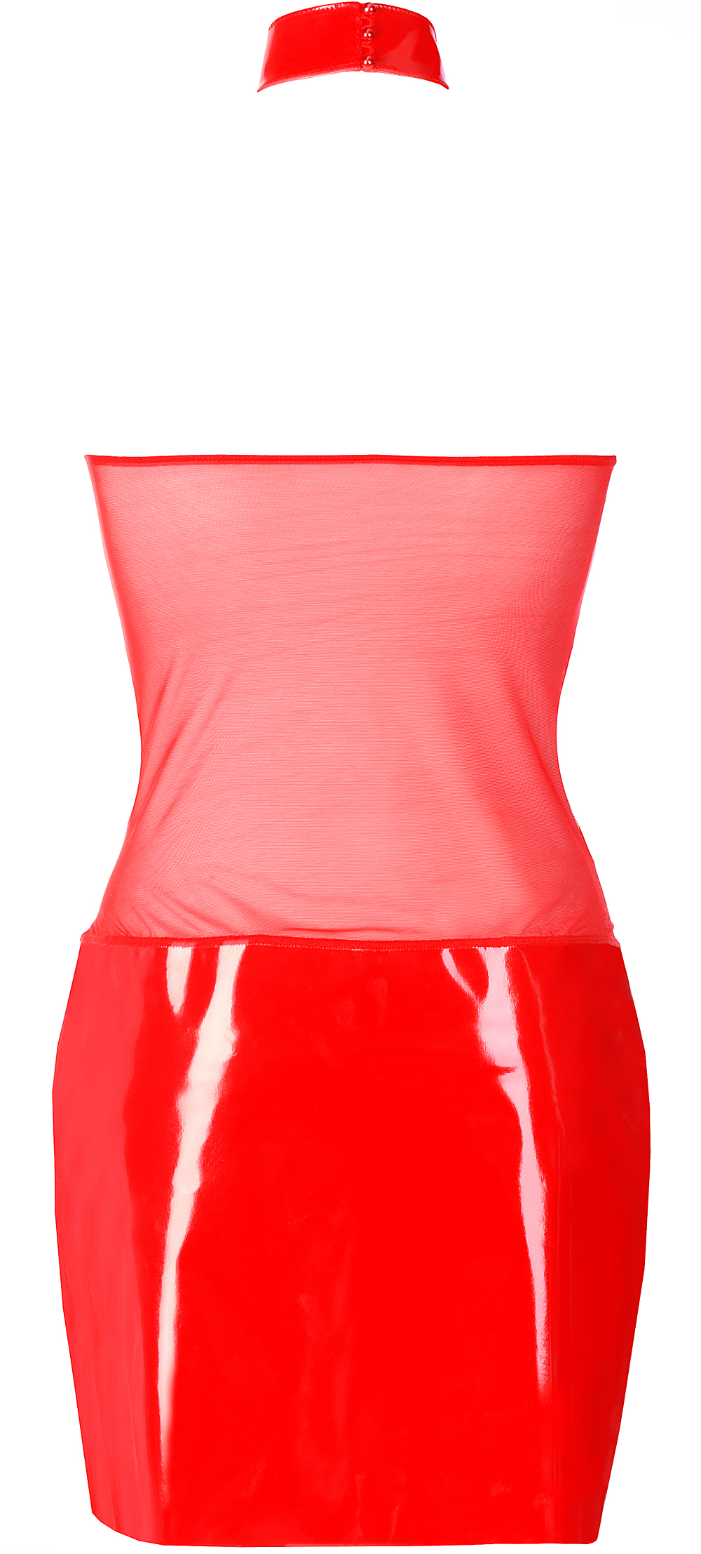 Sukienka V-9119 L M S XL czerwony