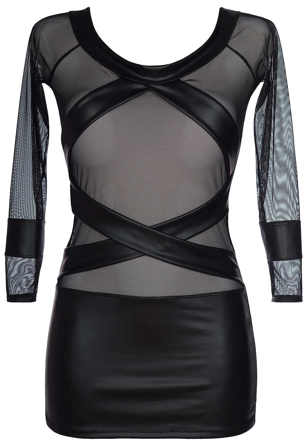 Tunika V-8419 L M S XL XS czarny