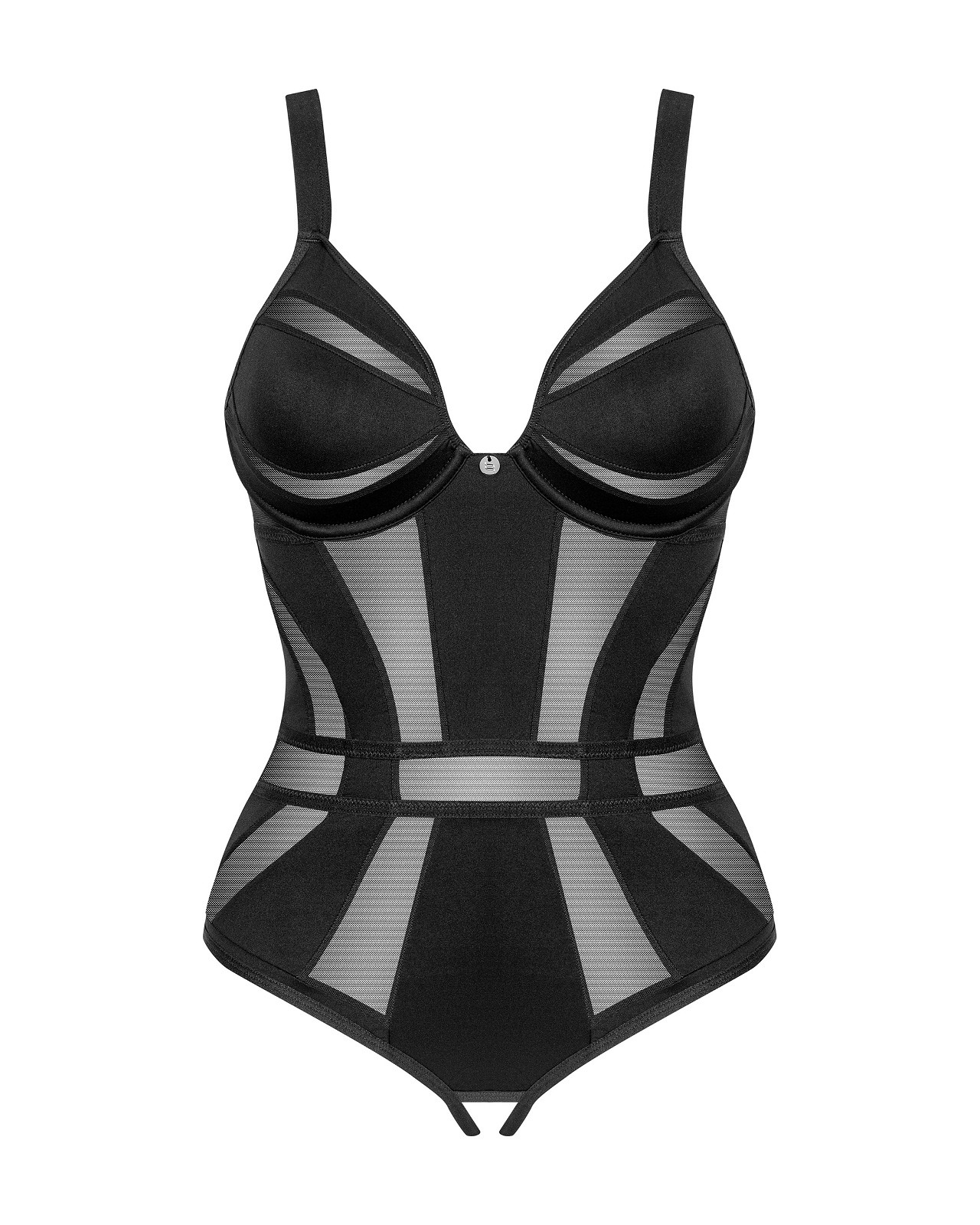 Body Obsessive Chic Amoria Crotchless Teddy XS-2XL