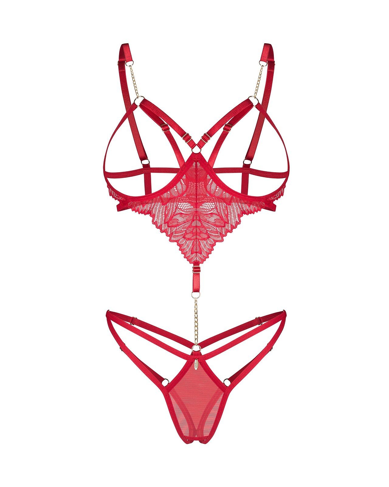 Body Obsessive Matildea Cupless & Crotchless Teddy