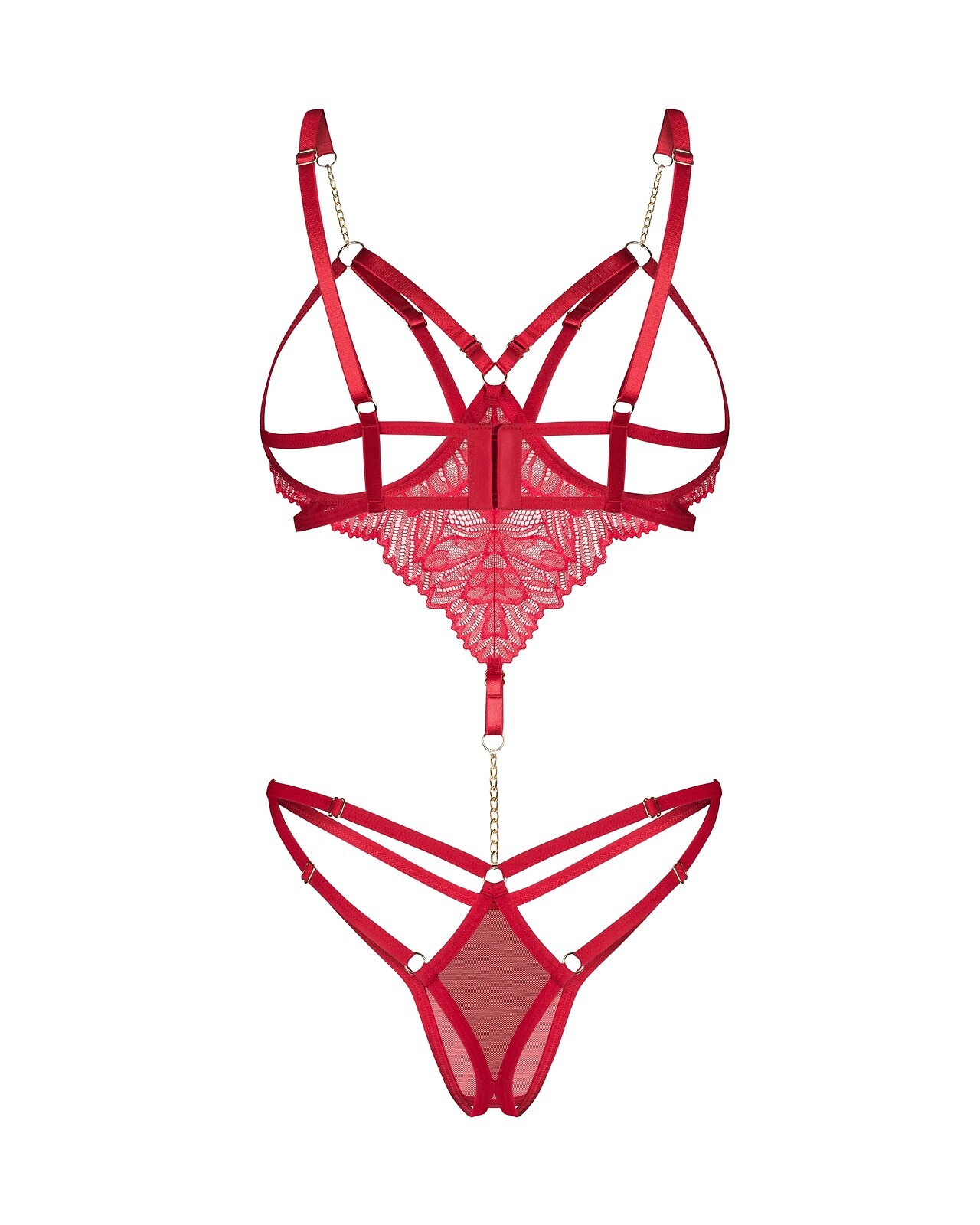 Body Obsessive Matildea Cupless & Crotchless Teddy