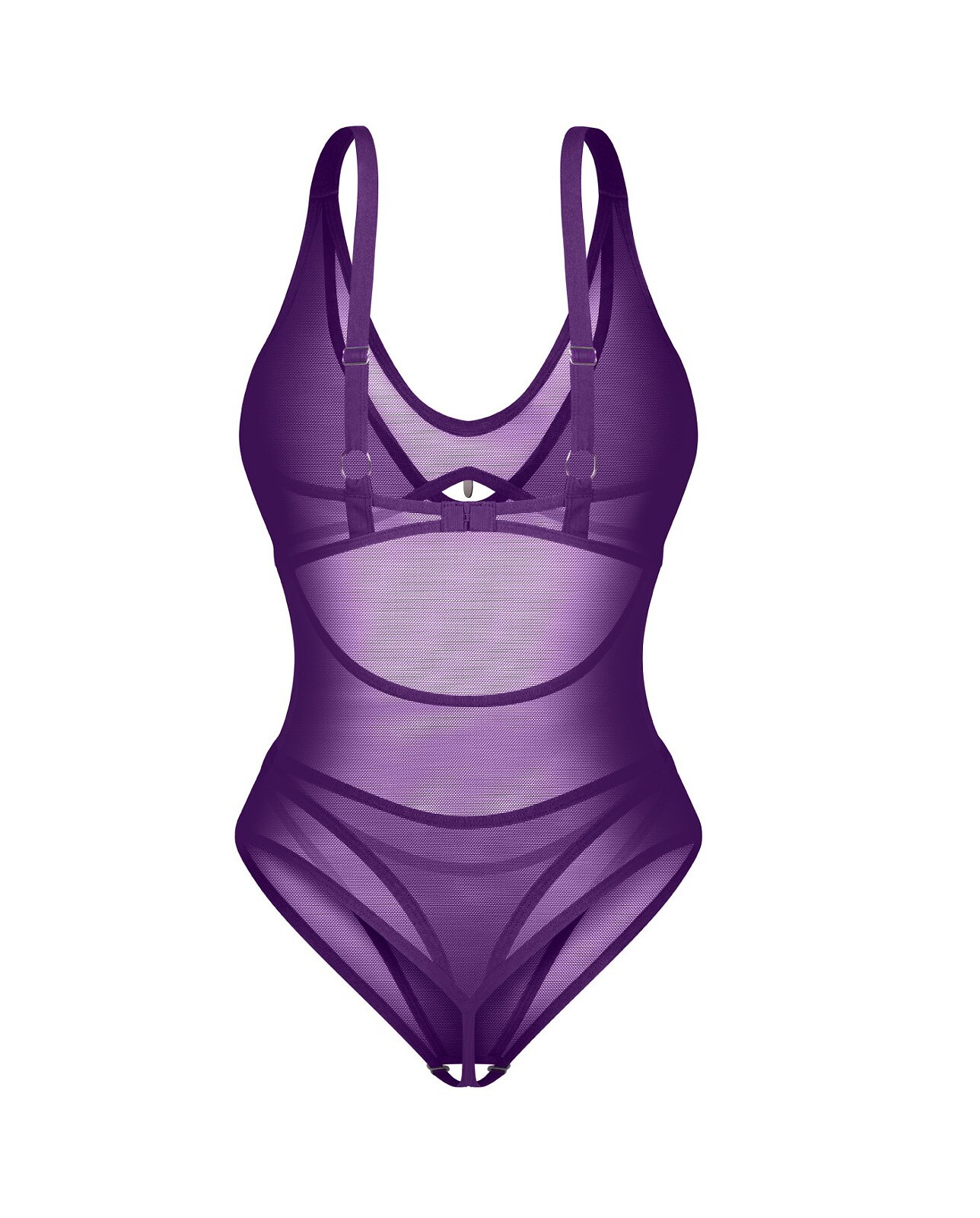 Body Obsessive Vibres Crotchless Teddy