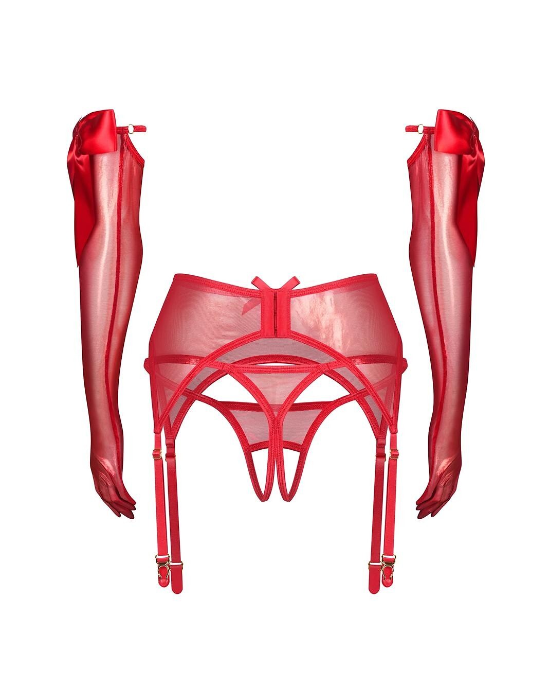 Komplet Obsessive Gifty Red 3-PCS