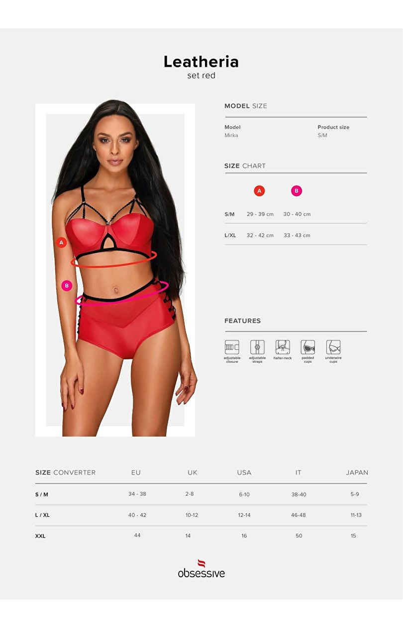 Komplet Obsessive Leatheria Set