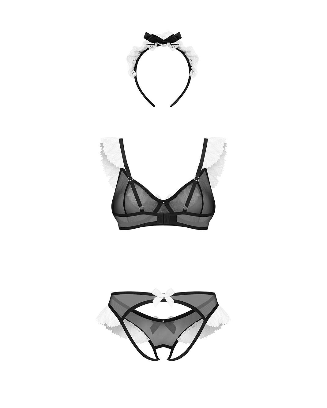 Komplet Obsessive Naughty Maid