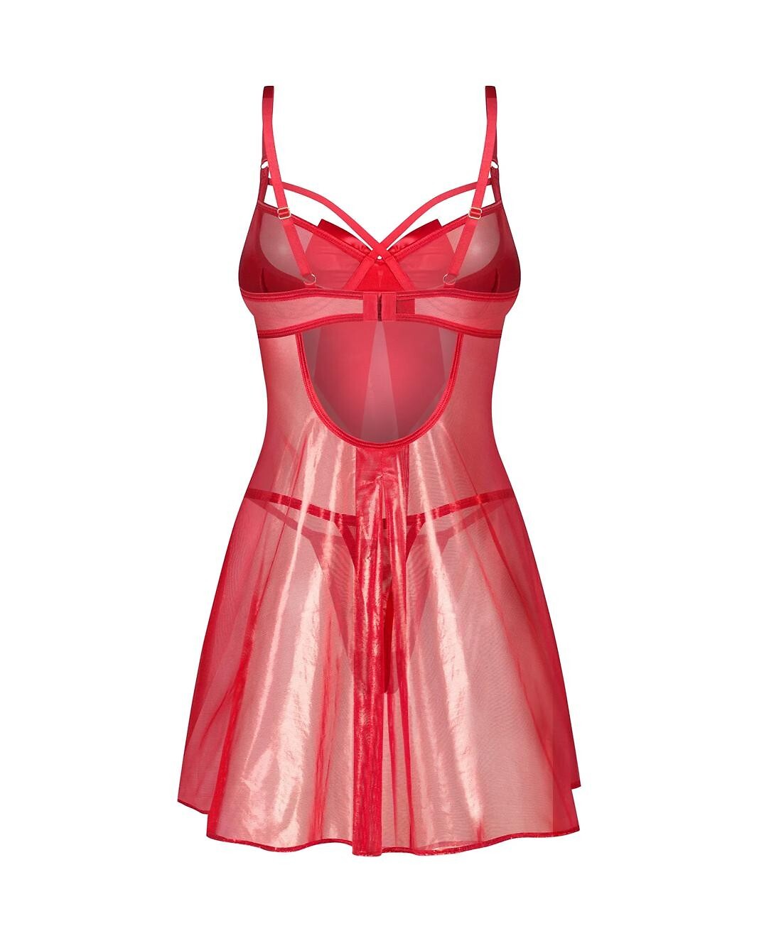 Koszulka Obsessive Gifty Red Babydoll