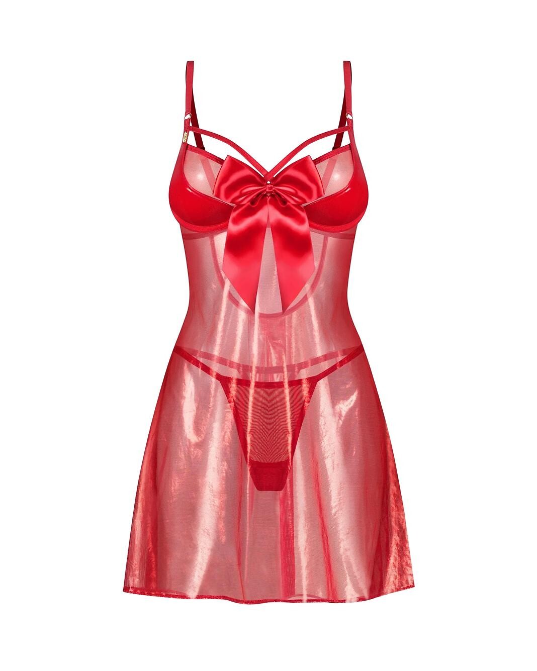 Koszulka Obsessive Gifty Red Babydoll