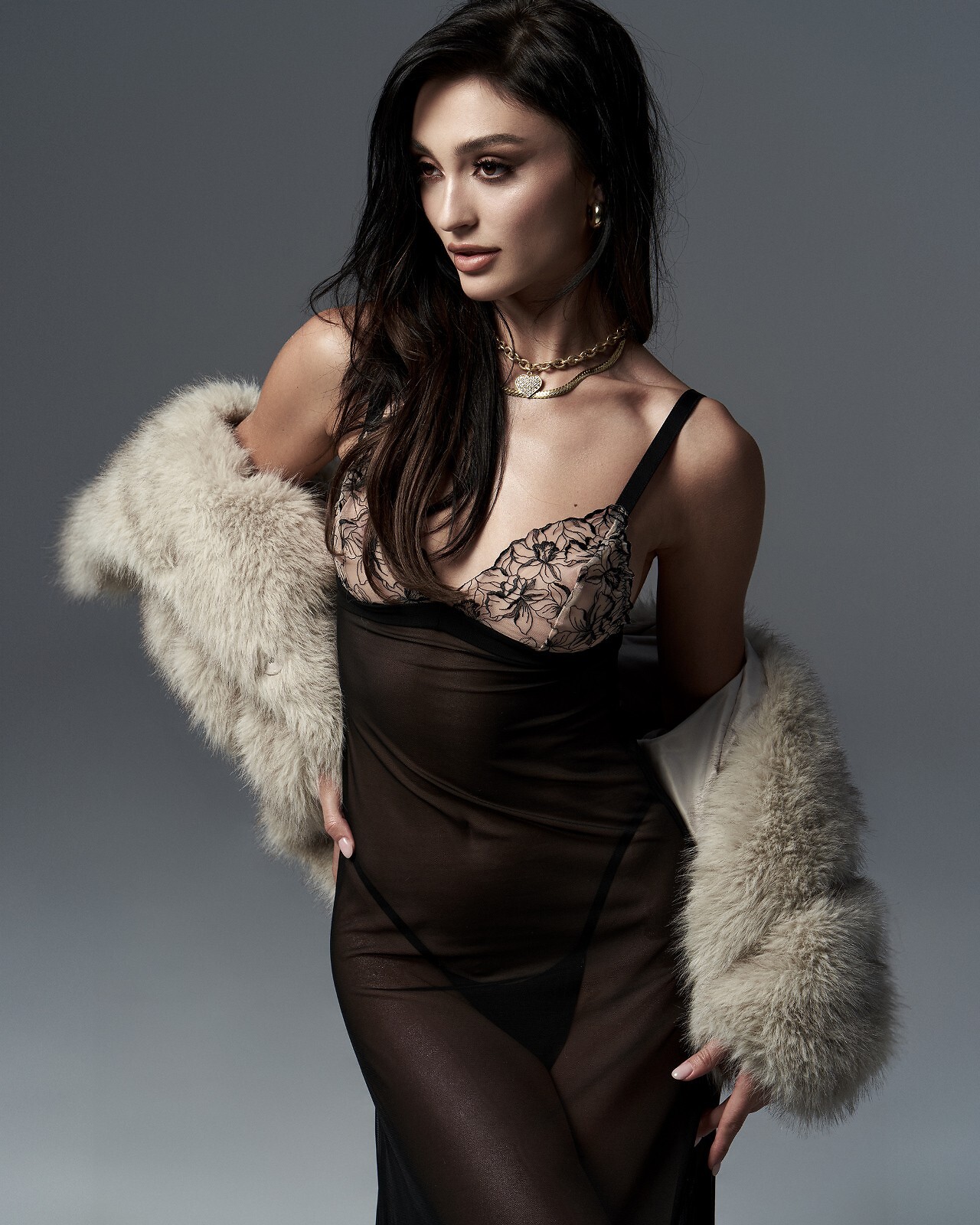 Koszulka Obsessive Vila Blanes Long Chemise XS-2XL