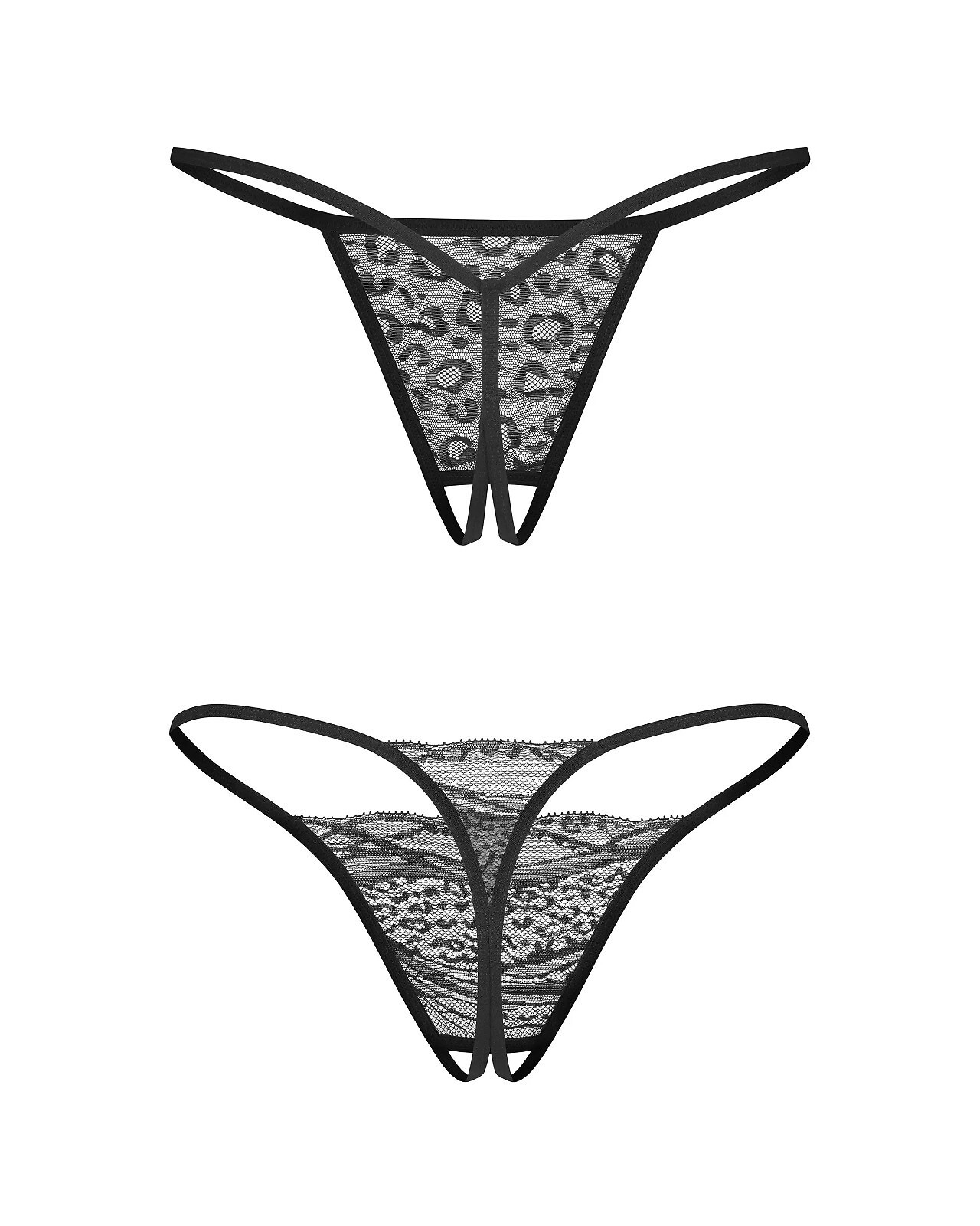 Stringi Obsessive Bianca crotchless Thong 2-Pack A2